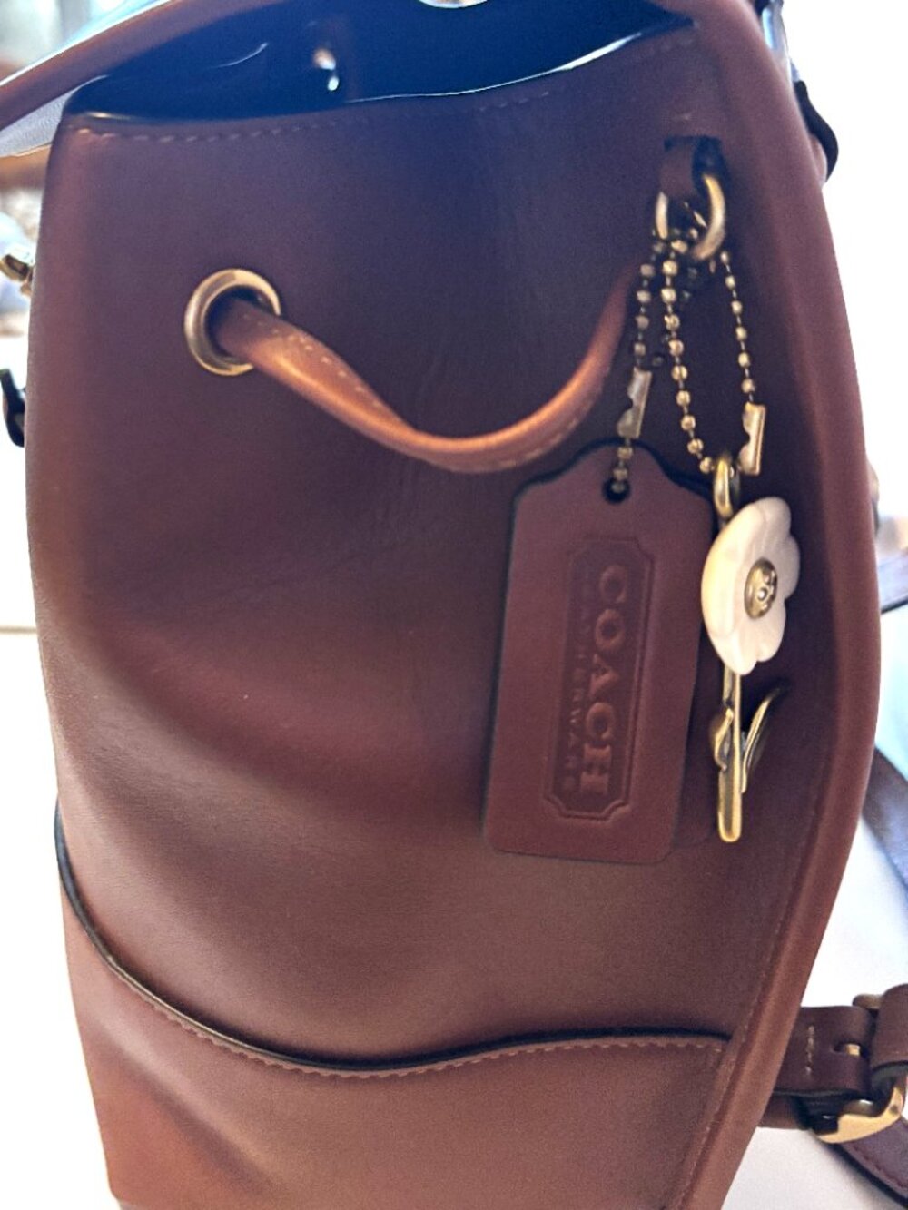 Coach Turn-lock Backpack - Picture 4 of 8